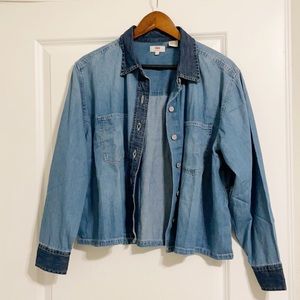 Levi’s Two-toned Denim Button down